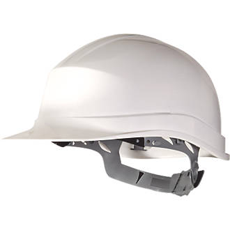 Delta Plus Zircon 1 Essential Slip Ratchet Safety Helmet White