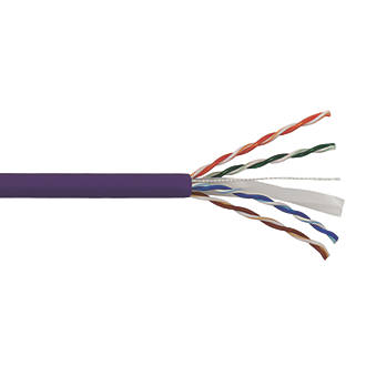 Time Cat 6 Grey 4-Pair 8-Core Unshielded Ethernet Cable 305m Coil