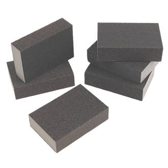 Flexovit Sanding Sponges Fine / Medium 100 x 68.5mm 6 Pack