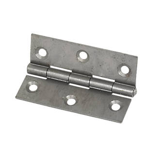 Self-Colour  Steel Fixed Pin Hinges 65 x 44mm 2 Pack