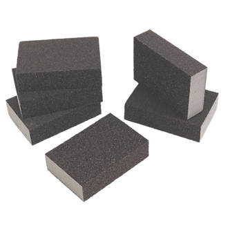 Flexovit Sanding Sponges Medium / Coarse 100 x 68.5mm 6 Pack