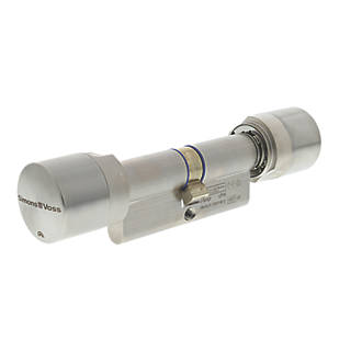 SimonsVoss Digital Euro Profile Cylinder Double-Thumbturn Lock 35-35 (70mm) Satin Stainless Steel