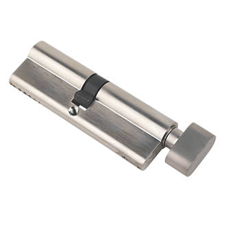 Smith & Locke  6-Pin Thumbturn Euro Cylinder Lock 45-50 (95mm) Polished Nickel