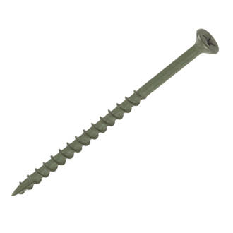 Timbadeck Double-Countersunk Carbon Steel Decking Screws 4.5 x 75mm 100 Pack