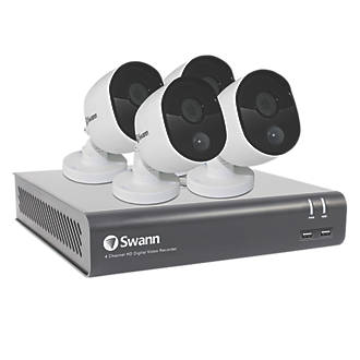 Swann SODVK-445804V-UK 4-Channel CCTV Kit & 4 Cameras