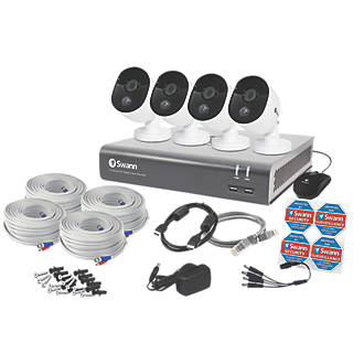 Swann   8-Channel  1080p CCTV DVR Kit & 4 Indoor & Outdoor Cameras