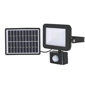 LAP RB0256A LED Solar Floodlight With PIR Sensor Black