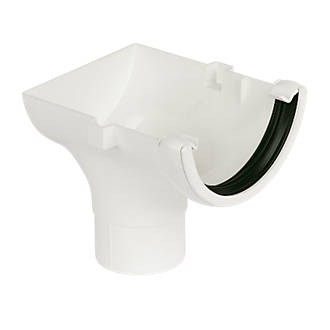 FloPlast  Stop End Outlet 112mm White