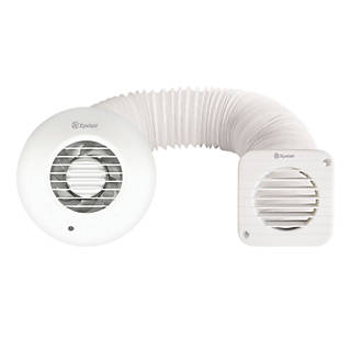Xpelair Simply Silent Shower Fan Kit White 100mm