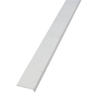 Alfer White PVC Angle 1000 x 40 x 10mm