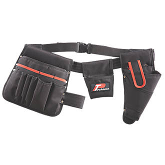 P Technics  Tool Belt with Drill Holster and Pouches 35-47"