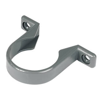 FloPlast  Pipe Clips Grey 32mm 20 Pack
