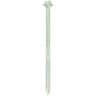 Timco In-Dex 8100INH Flanged Hex Index Timber Screws Silver Ruspert 8 x 100mm 10 Pack