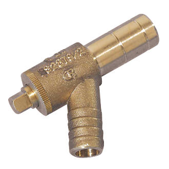 Hep2O Push-Fit Brass Drain Cock 15mm