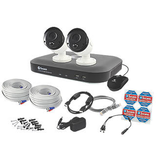 Swann   4-Channel  5MP CCTV DVR Kit & 2 Indoor & Outdoor Cameras