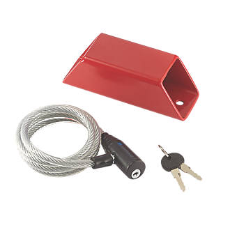Mottez Wall Lock Anchor Red One Size 50mm