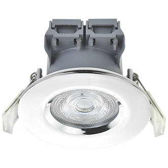 LAP  Fixed  LED Downlight Contractor Pack Chrome 370lm 5W 220-240V 10 Pack