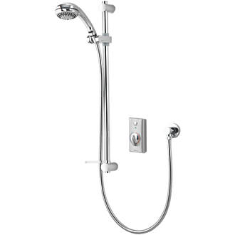 Aqualisa Visage HP/Combi Rear-Fed Single Outlet Satin Chrome Thermostatic Digital Shower