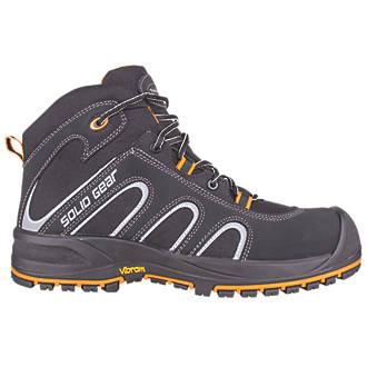 Solid Gear Falcon   Safety Trainer Boots Black / Orange Size 8