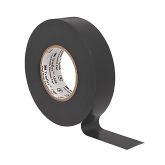 3M Temflex Insulating Tape Black 25m x 19mm