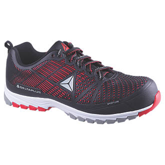Delta Plus Sportline Metal Free  Safety Trainers Black / Red Size 9