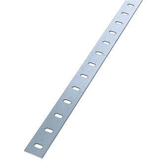 Alfer Galvanised Steel Flat Bar 1000 x 23.5 x 1.2mm