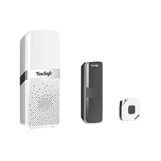 YouSafe CallerAlert 128m Wireless Remote Door Chime Kit White