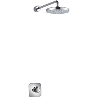 Mira Adept Rear-Fed Concealed Chrome Thermostatic Shower Rigid