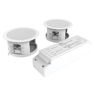 iStar  Wireless Compact Ceiling Speaker Kit  White 3.3" 6W RMS