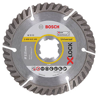 Bosch X-Lock Concrete/Stone Diamond Cutting Blade 115 x 22.23mm