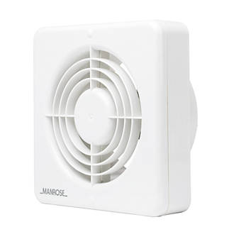 Manrose MG150BT 25W Kitchen Extractor Fan with Timer White 240V